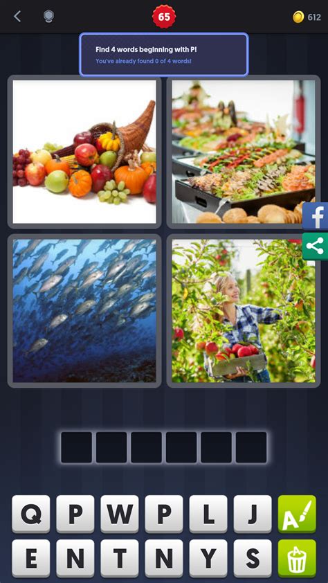 9 Letter Word Answers. . Four pics one word 6 letters